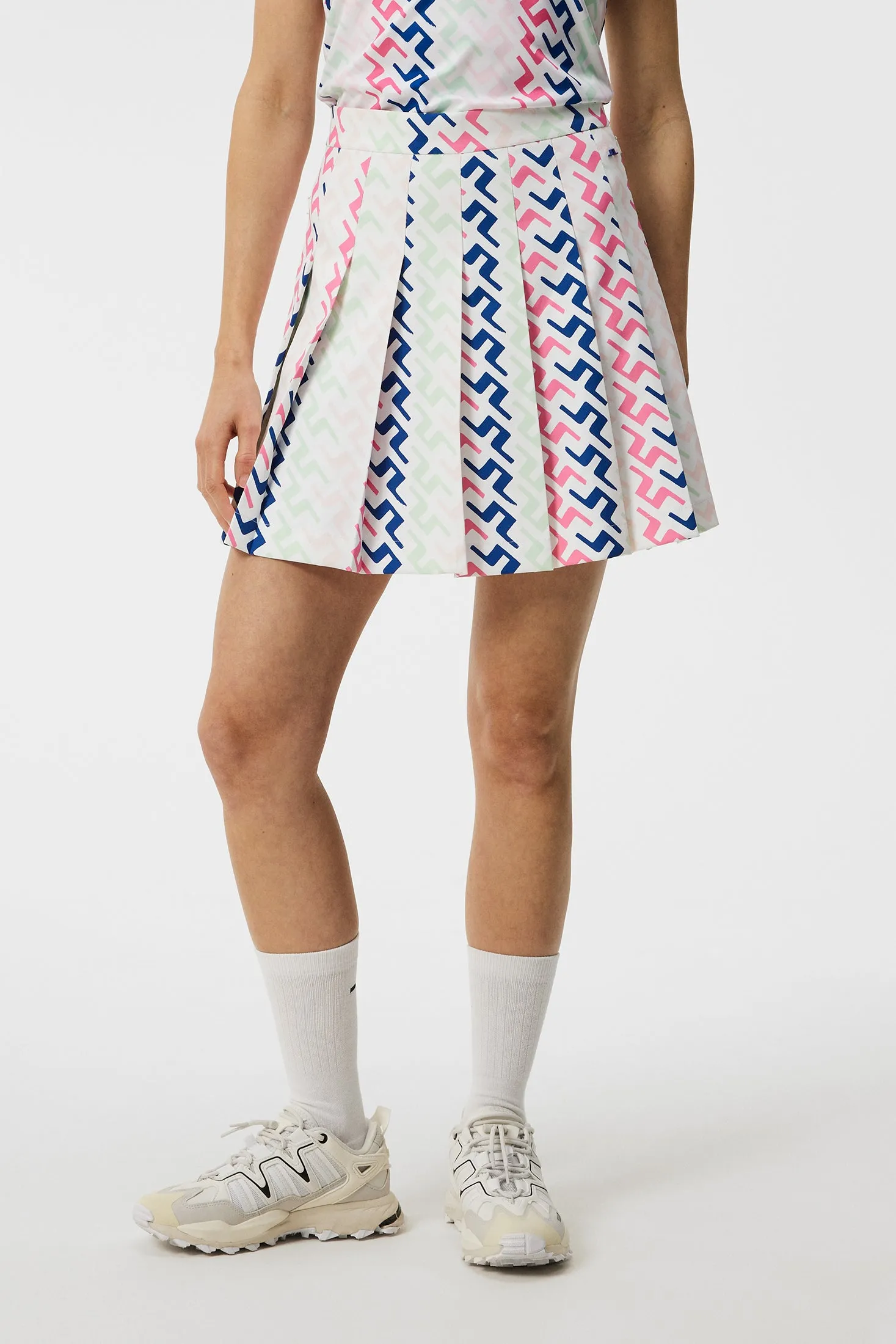 Adina Print Skirt / Pink Painted Bridge