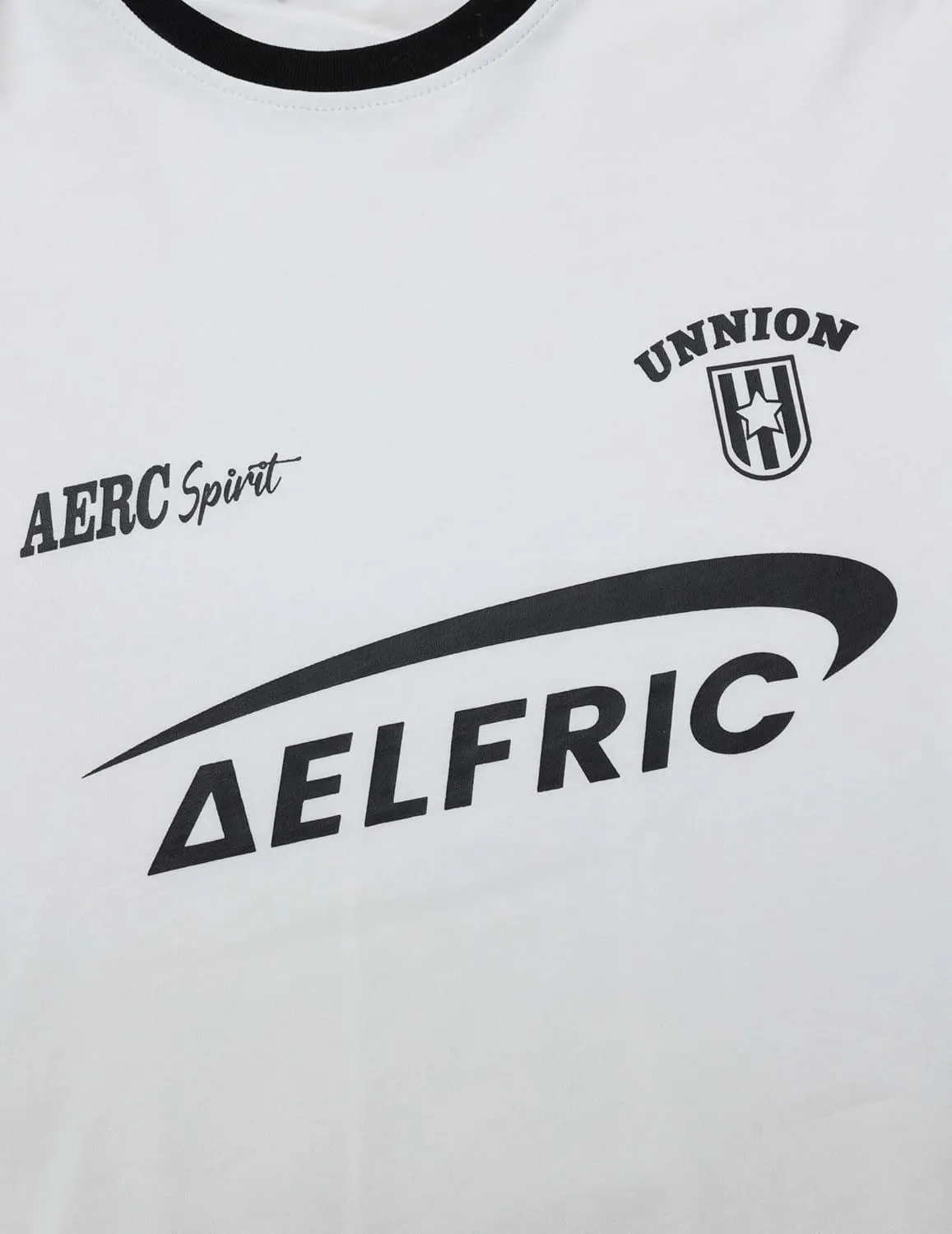 Aelfric Eden Graphic Tees Y2k Women Oversized T Shirts Striped Patchwork Crewneck Unisex Streetwear Tops