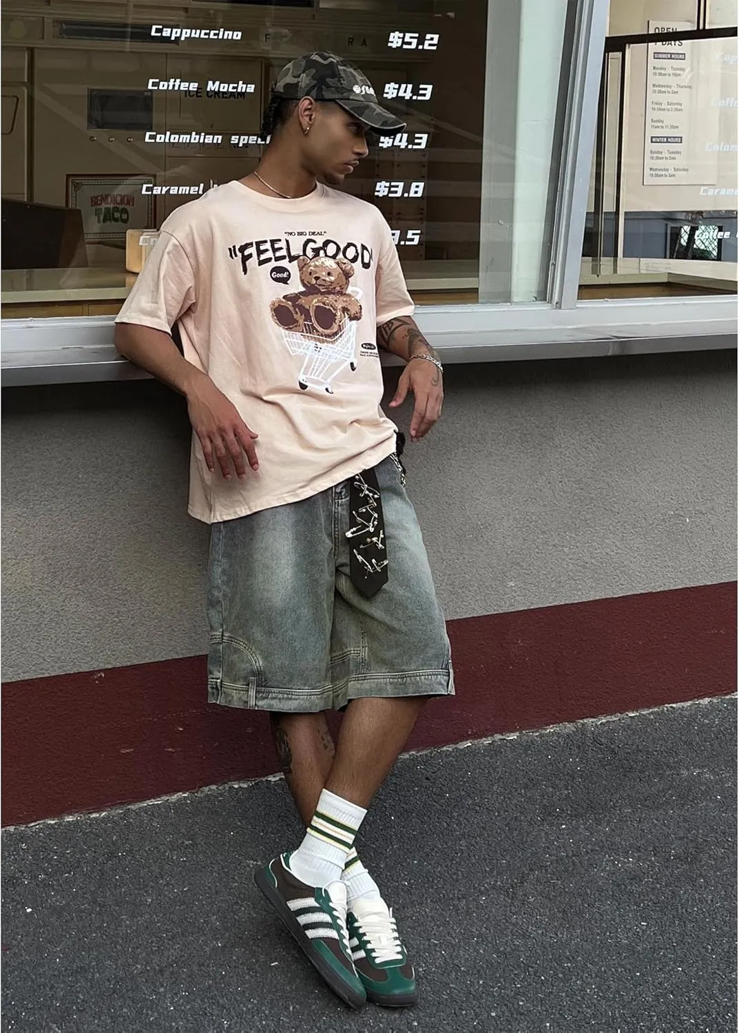 Aelfric Eden Oversized Graphic Tees Men Streetwear Casual Summer Tops Unisex T-Shirt