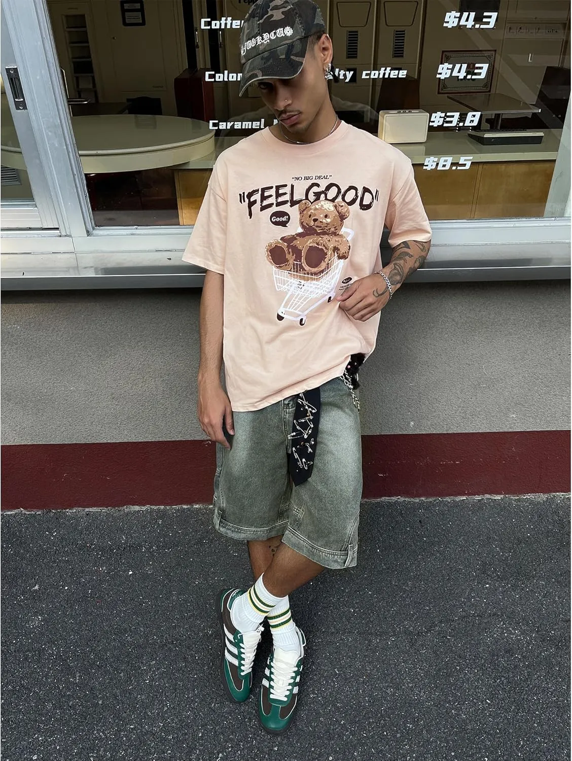 Aelfric Eden Oversized Graphic Tees Men Streetwear Casual Summer Tops Unisex T-Shirt