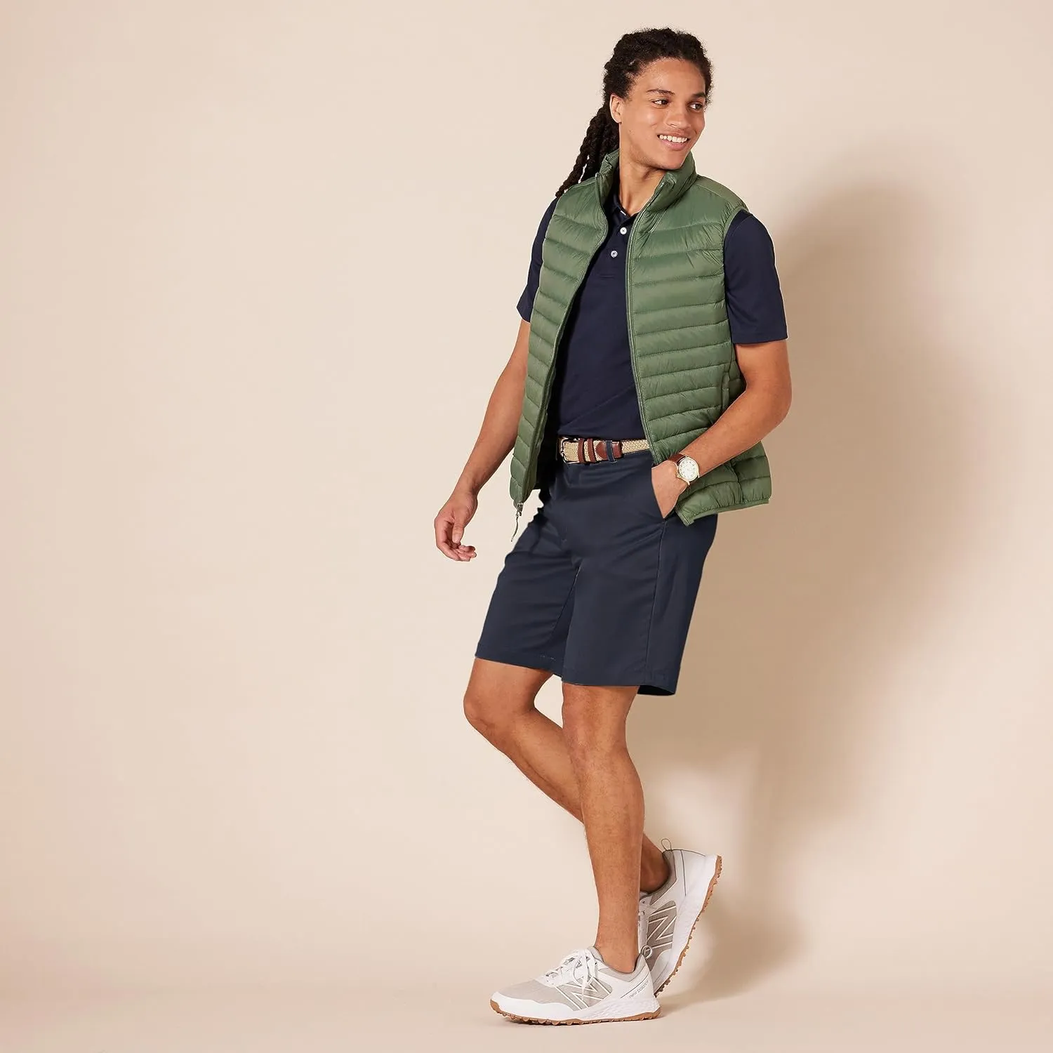 Amazon Essentials Men's Classic-Fit Stretch Golf Short (Available in Big & Tall)