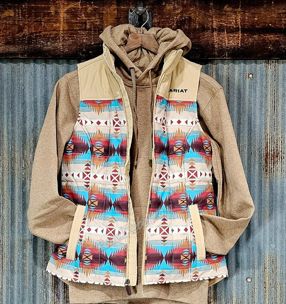 Ariat Crius Insulated Vest in Serrano Southwest Print #5667