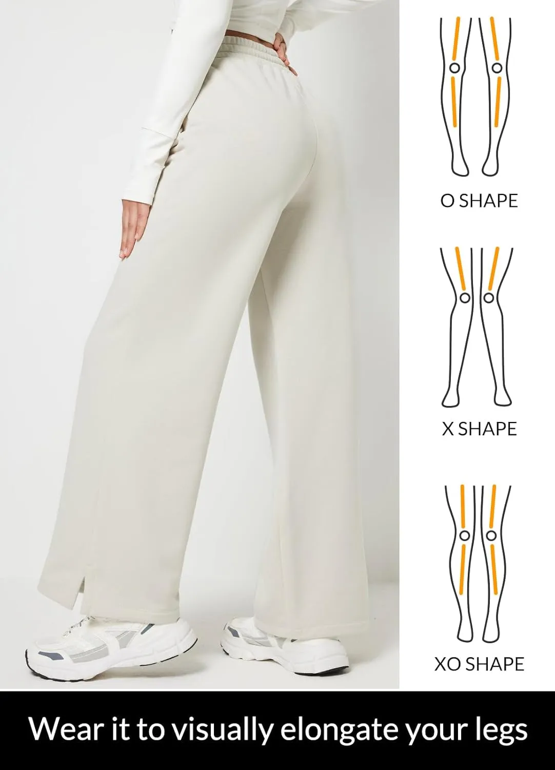 baleaf Womens Fleece Lined Wide Leg Sweatpants Drawstring Sweat Pants with Pockets Athletic Track Fall Winter