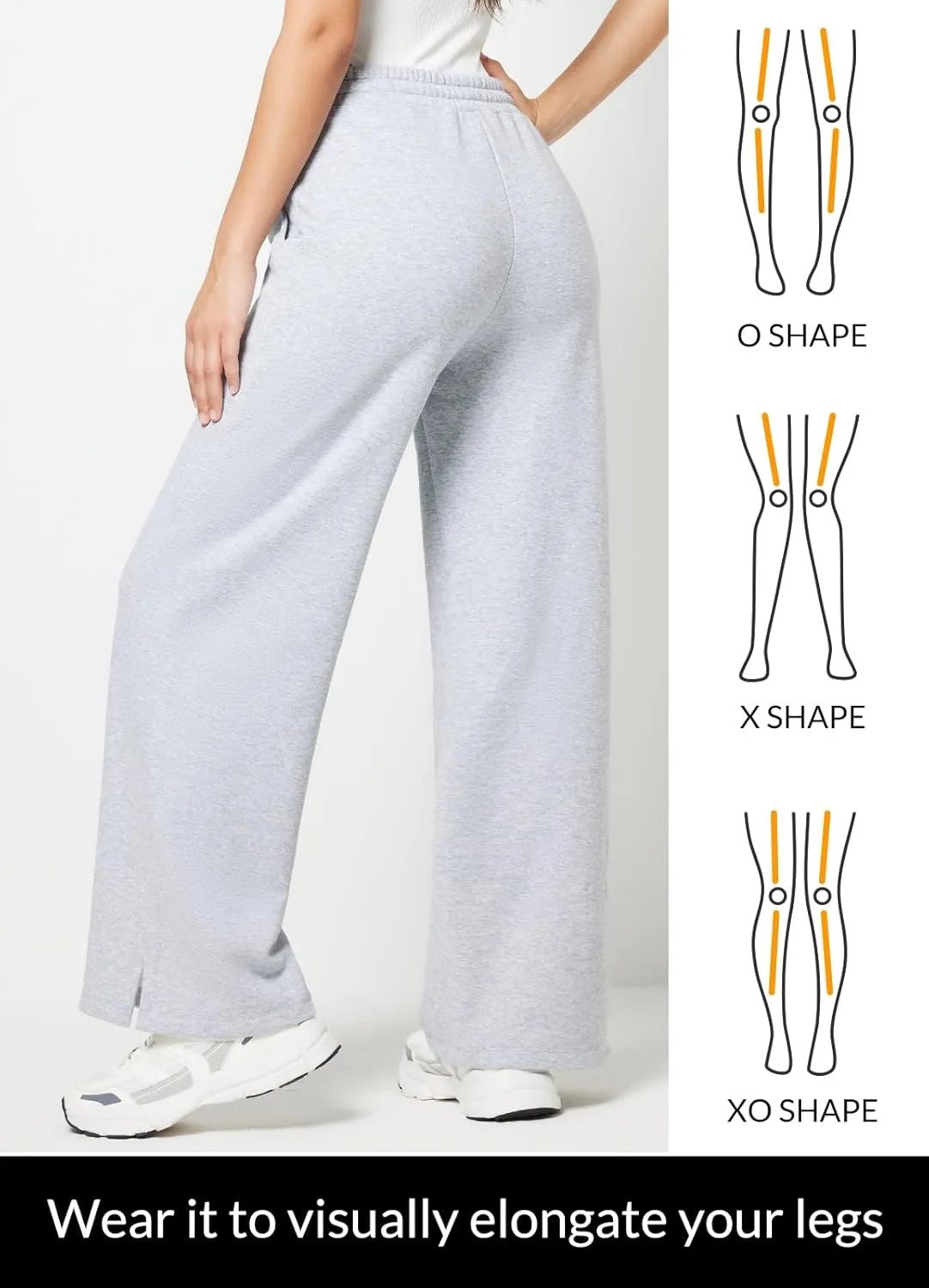 baleaf Womens Fleece Lined Wide Leg Sweatpants Drawstring Sweat Pants with Pockets Athletic Track Fall Winter