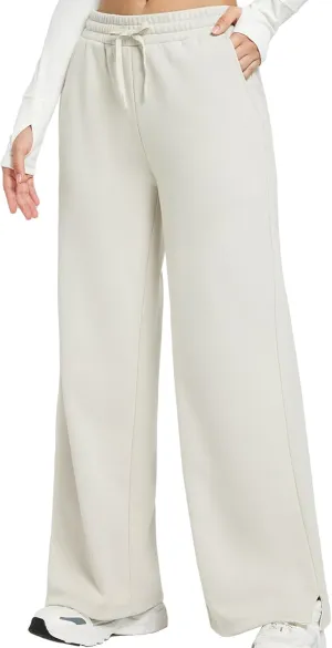 baleaf Womens Fleece Lined Wide Leg Sweatpants Drawstring Sweat Pants with Pockets Athletic Track Fall Winter