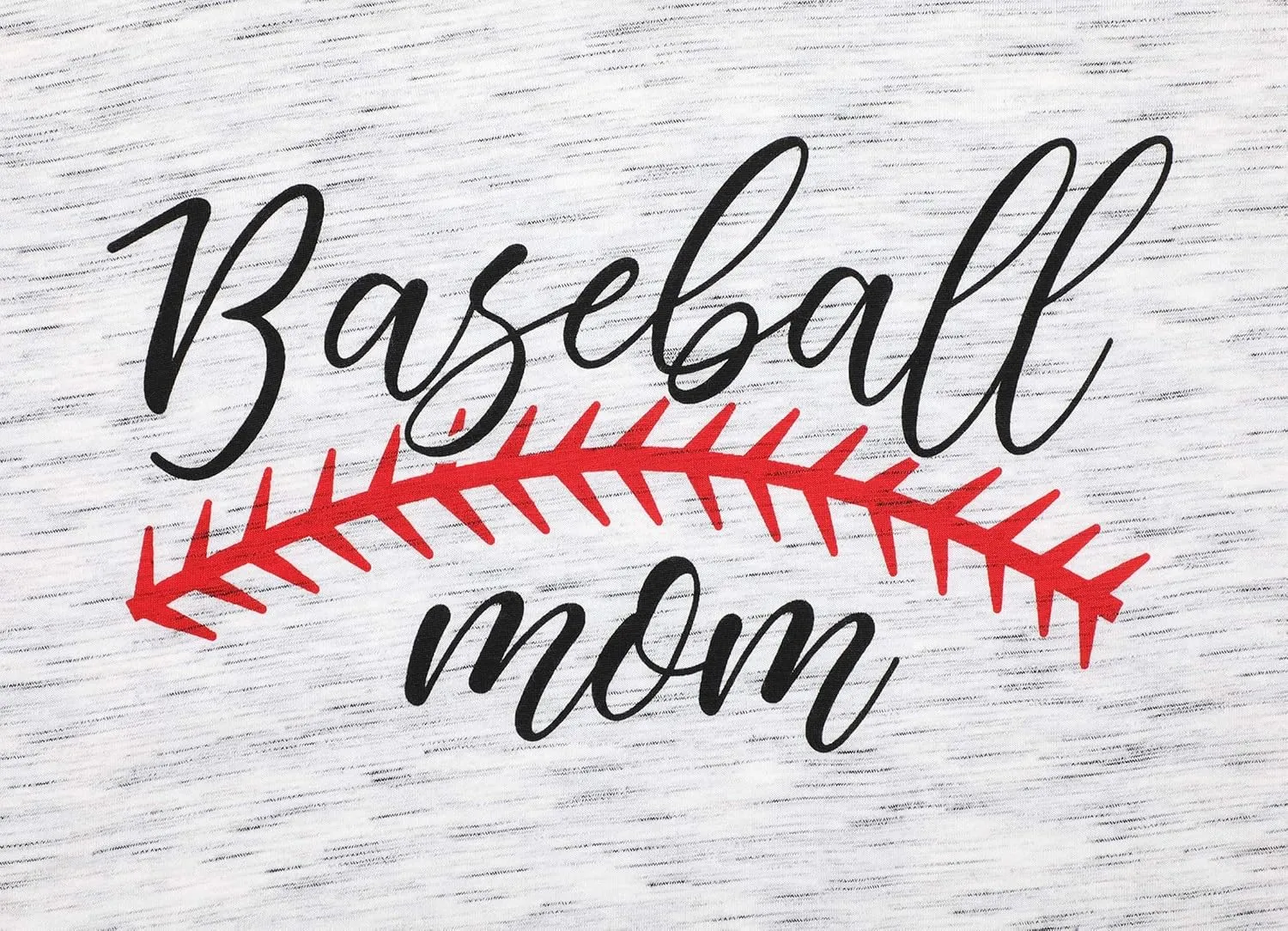Baseball Mom T-Shirt Women Letter Print Funny Baseball Graphic Tees Tops Short Sleeve Casual Tee