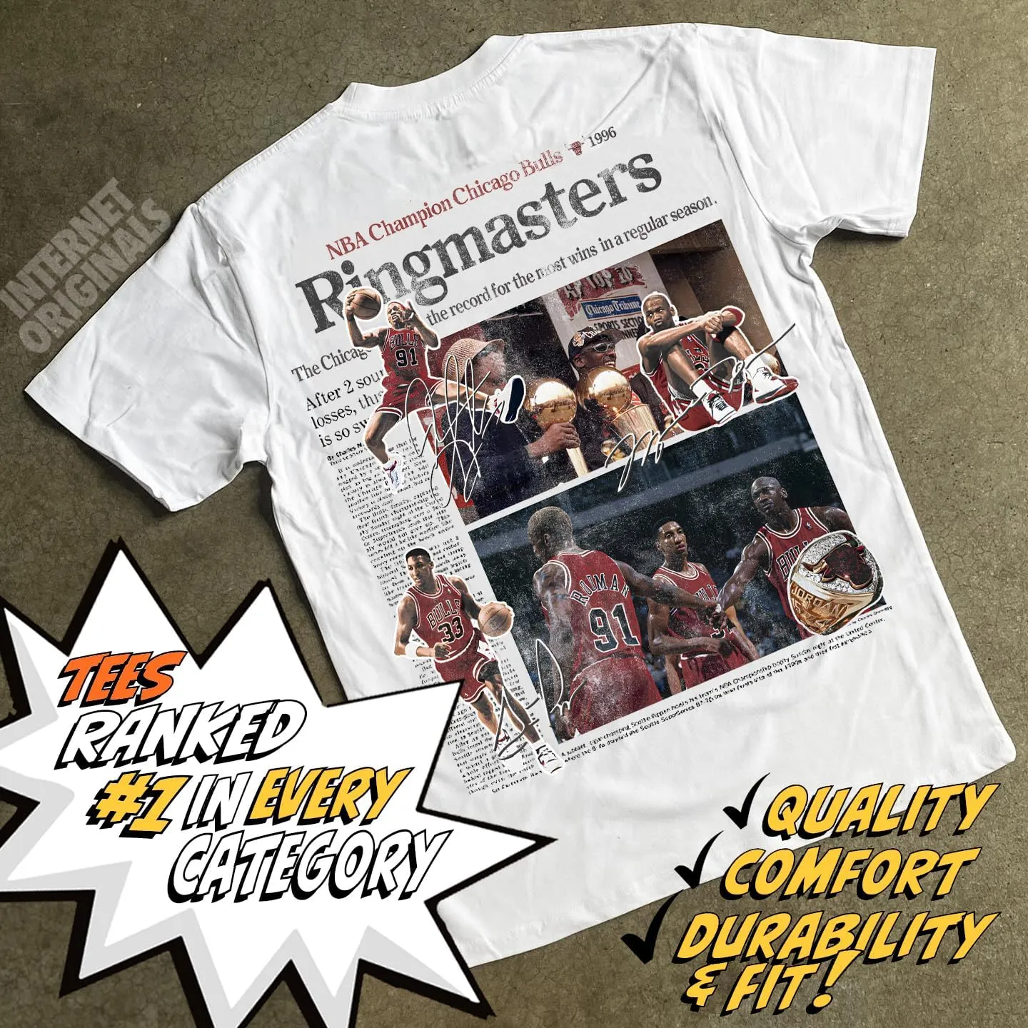 Basketball Graphic Tees Collection | Y2K Vintage Basketball Rap | Premium Heavyweight Shirt for Men & Women