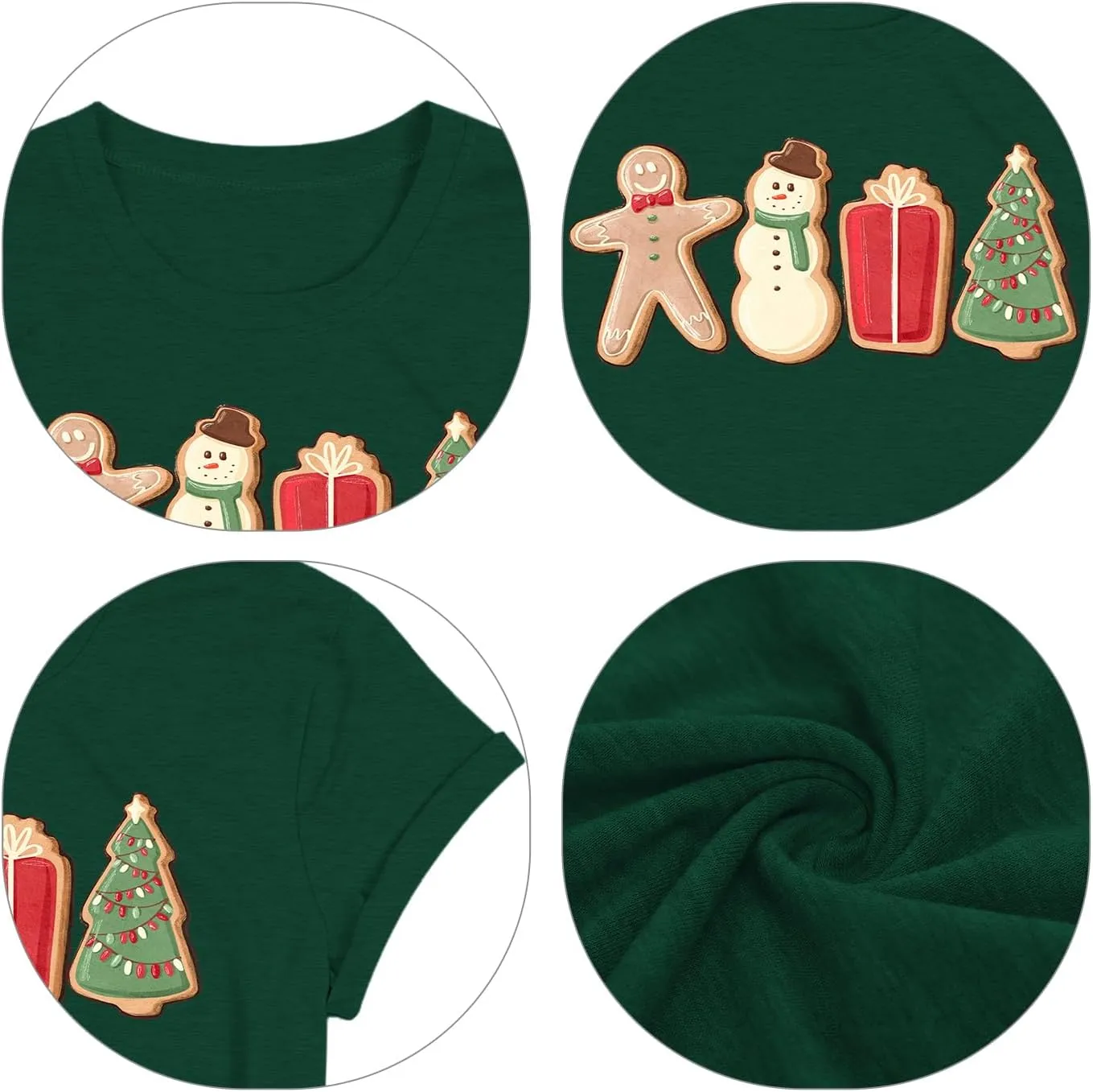 Believe Christmas Shirts for Women Christmas Tree T-Shirt Believe Letter Graphic Tees Tops