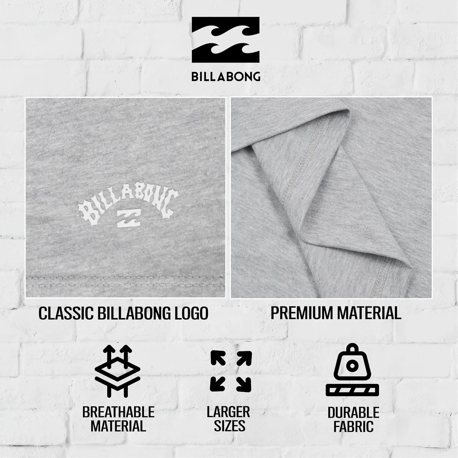 Billabong Big and Tall Muscle T Shirts for Men - Cotton Mens Sleeveless Tees