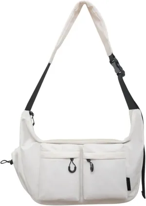 Classic Vintage Messenger Bag,Anti theft Crossbody Bag,Water Resistant, Multi Pocket,Unisex Casual Crossbody Bag