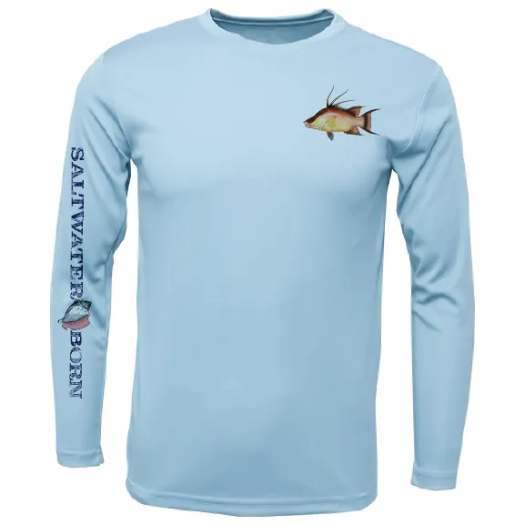Clean Hogfish Long Sleeve UPF 50  Dry-Fit Shirt