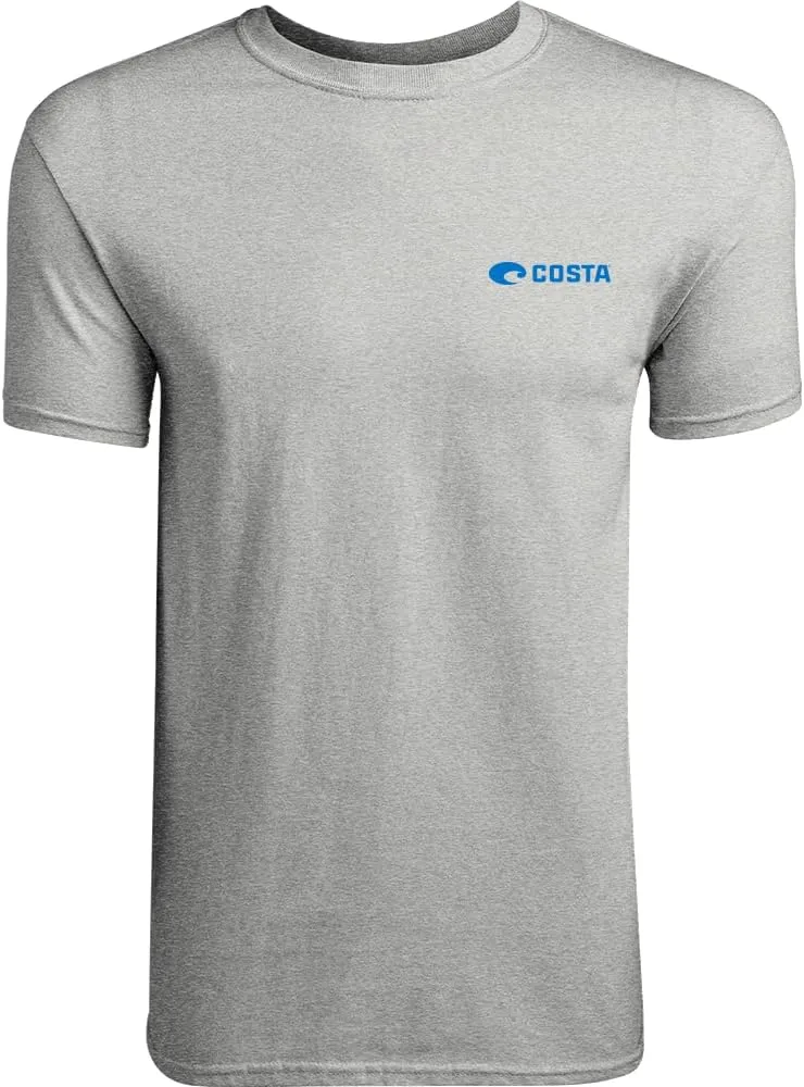 Costa Del Mar Unisex Adult Emblem Marlin Short Sleeve T-Shirt