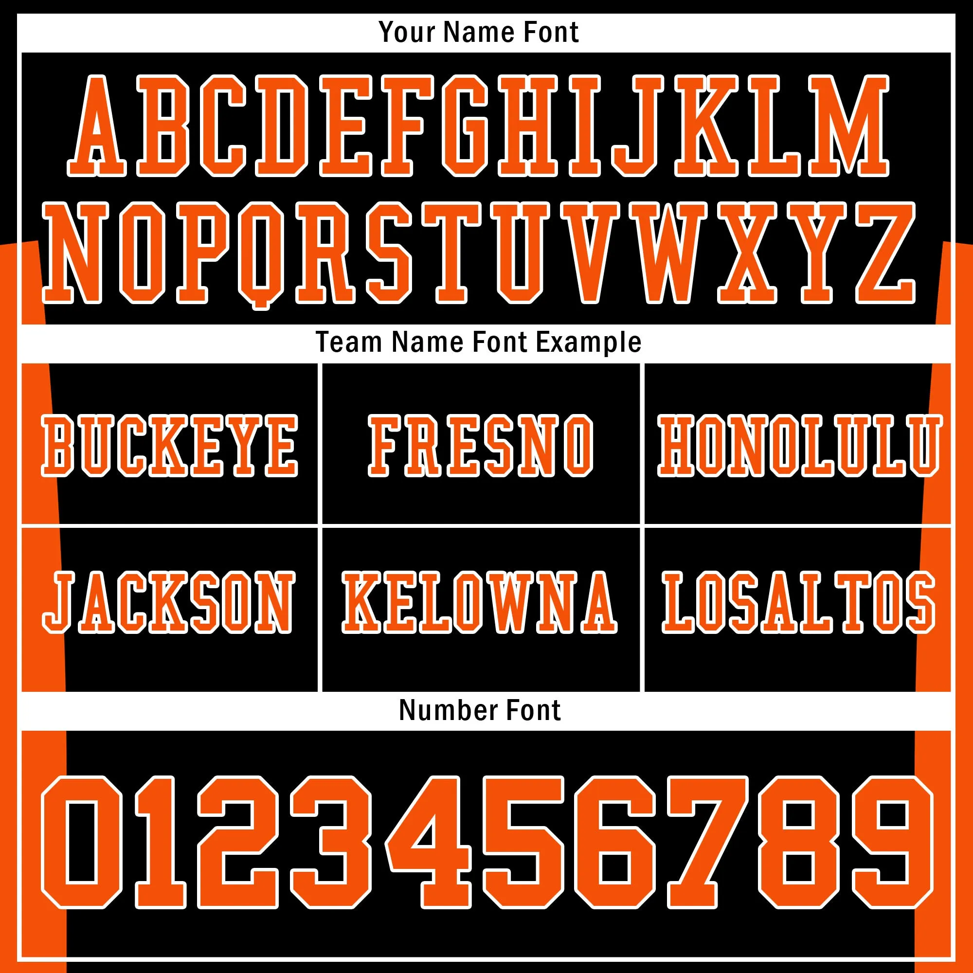 Custom Black Orange Striped Sleeves Personalized Authentic Football Jersey FBJ02-D06045
