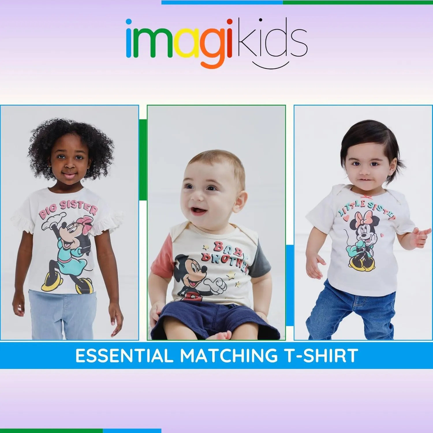 Disney Matching Family T-Shirt Newborn to Big Kid Sizes (Newborn - 10-12)