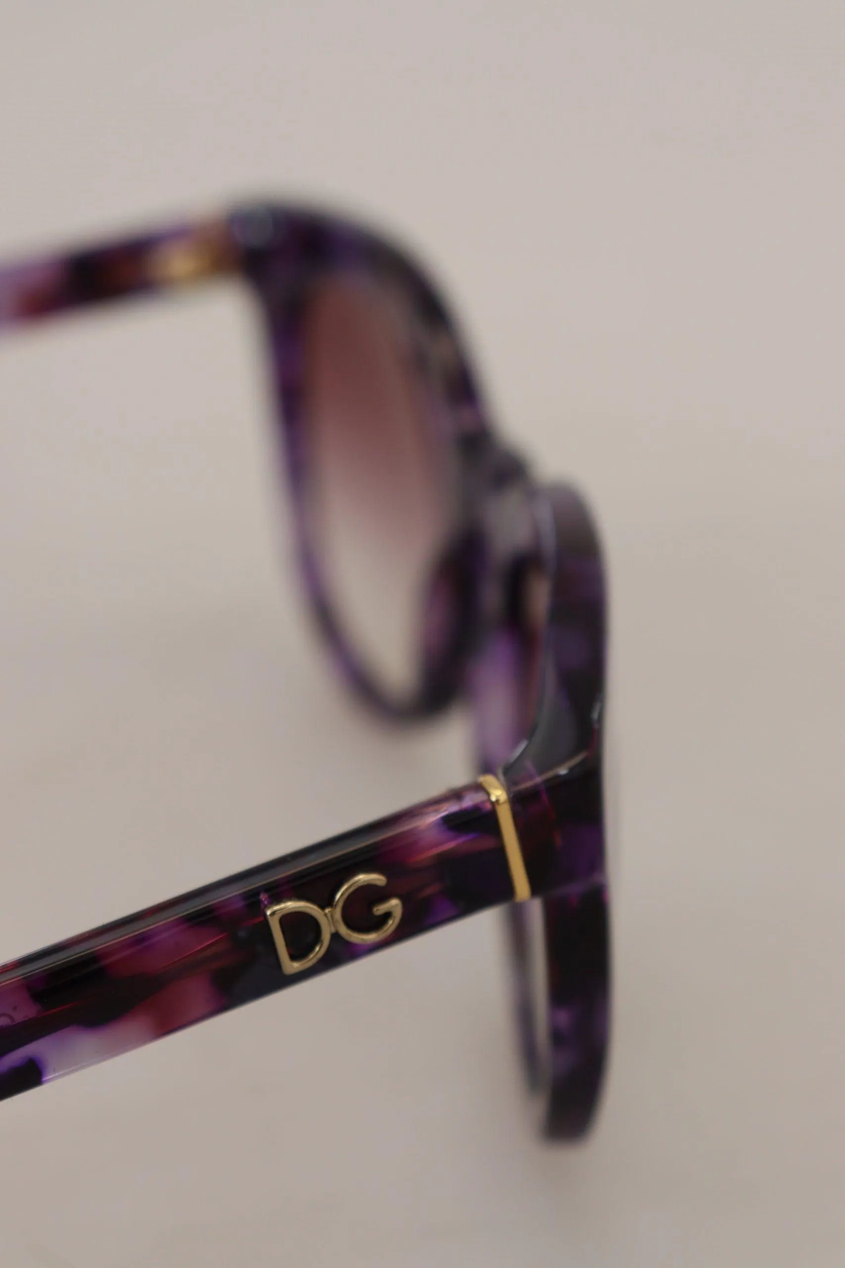 Dolce & Gabbana Purple Tortoise Oval Full Rim DG424B Sunglasses