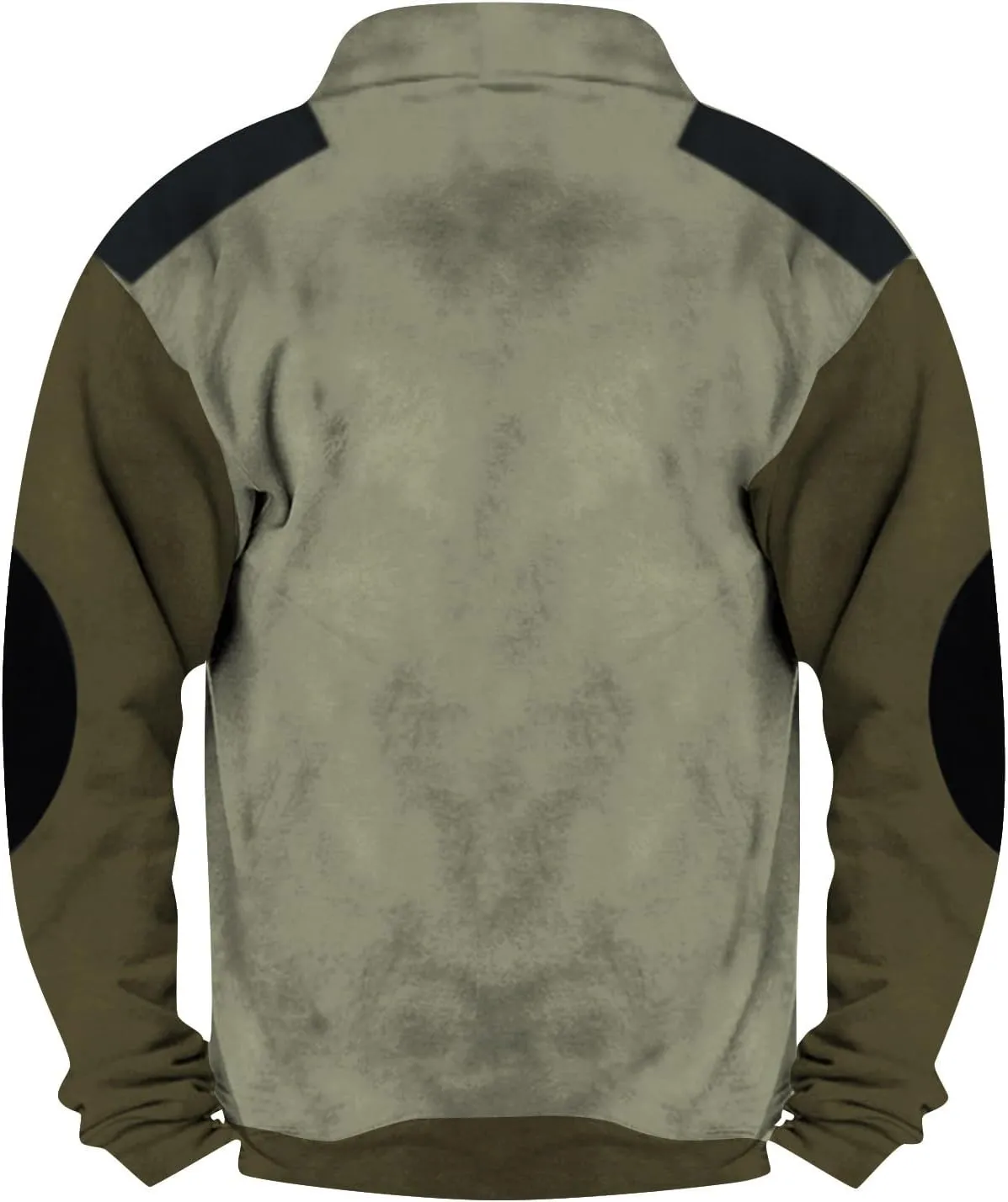 FlekmanArt Mens Quarter Zip Pullover Stand Collar Long Sleeve Outfits V Neck Graphic Print T Shirts Fashionable Pullovers