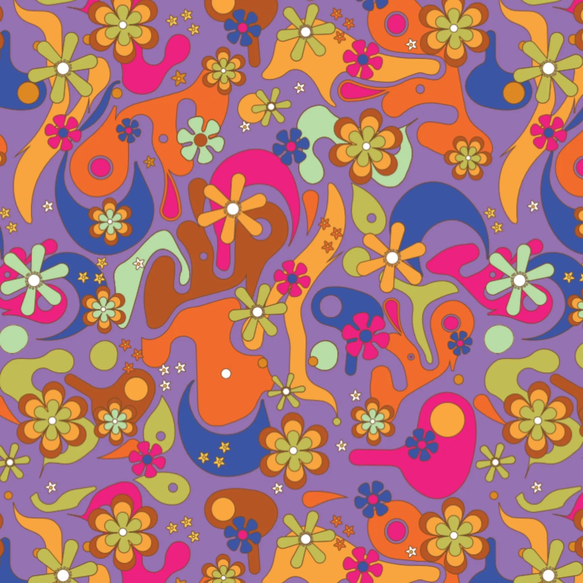 Flower Power Pinafore Dress