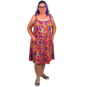 Flower Power Pinafore Dress
