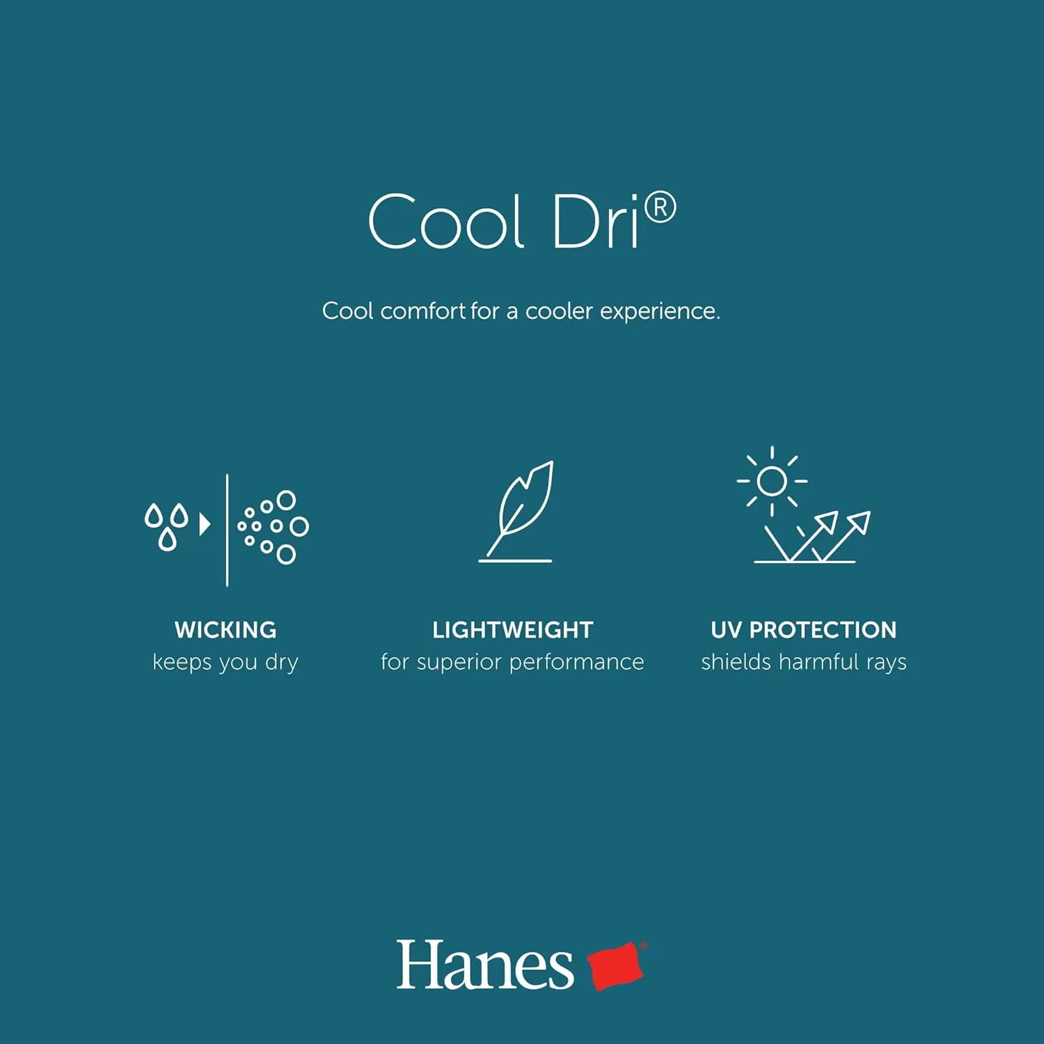 Hanes womens Sport Cool Dri Performance T-shirt, Short Or Long Sleeve