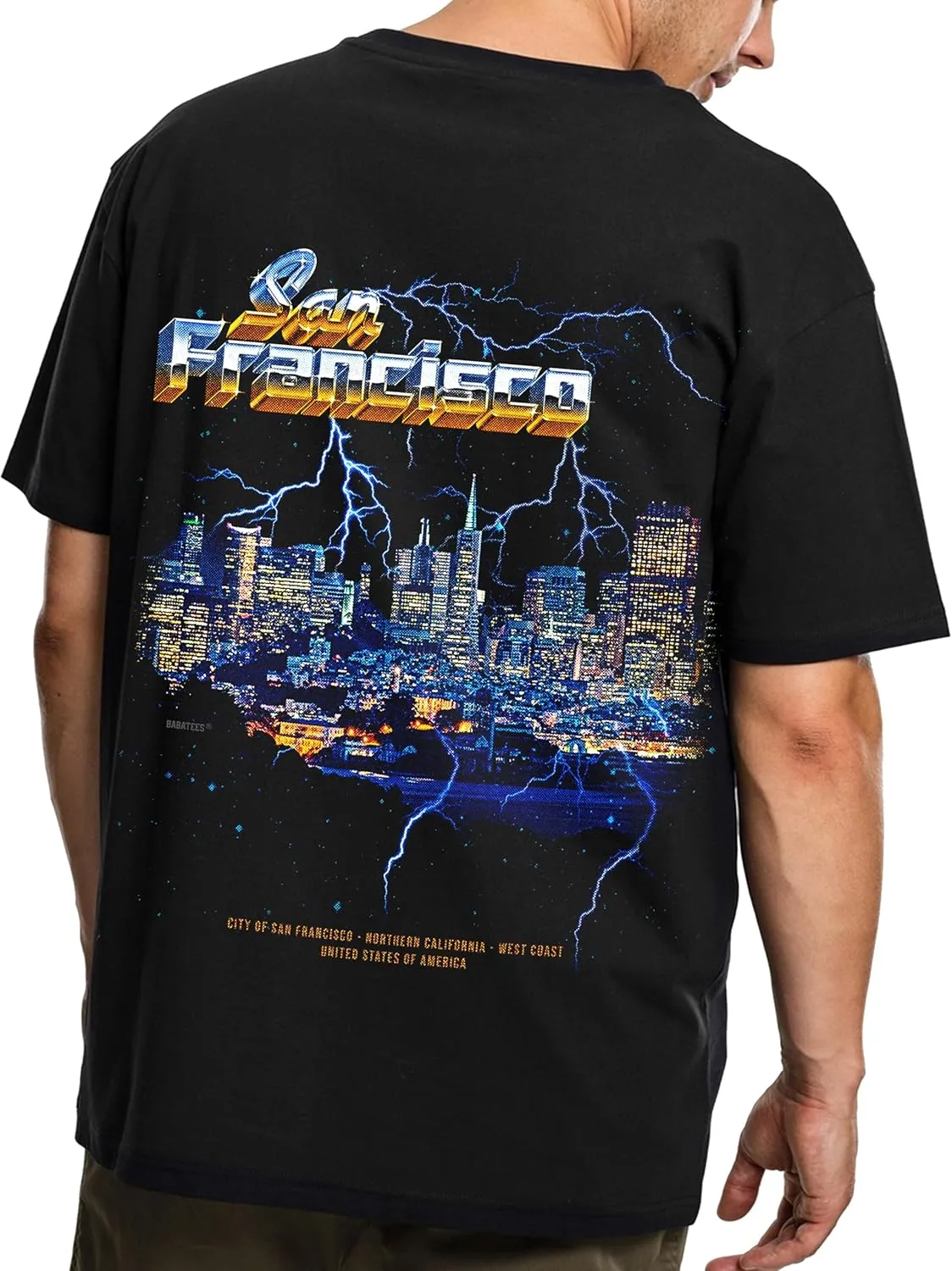 Heavyweight Black Band Tshirt 80s and 90s Heavy Metal Hair Band Tour Retro Synthwave Thick & Boxy Fit Vintage Back Print