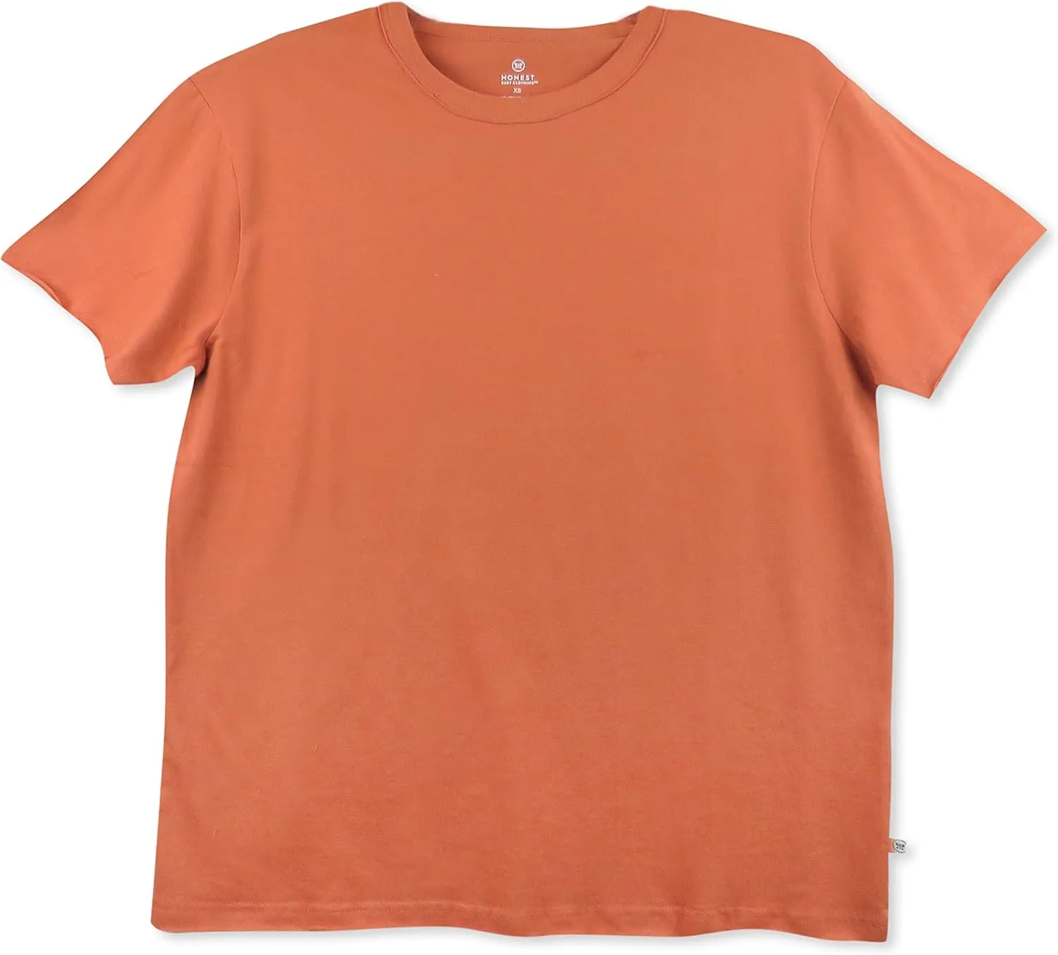 HonestBaby Short Sleeve Boxy T-Shirts Crew Neck Tees Comfy Fit 100% Organic Cotton for Women