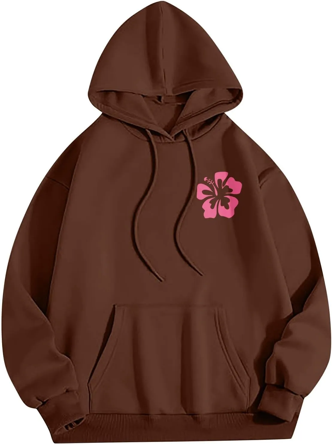 Hoodies for Women Plus Size Graphic Oversized Hooded Sweatshirts Casual Y2K Teen Girl Pullover Top Fall Clothes 2024