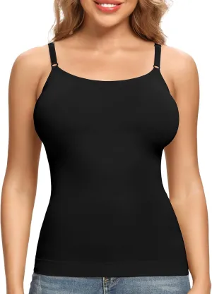 JOYSHAPER Women's Shapewear Camisole Tops - Tummy Control Slimming Cami Shaper with No Padded Bra Tank Tops