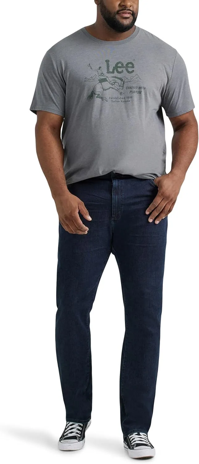 Lee Men's Big & Tall Extreme Motion Athletic Taper Jean