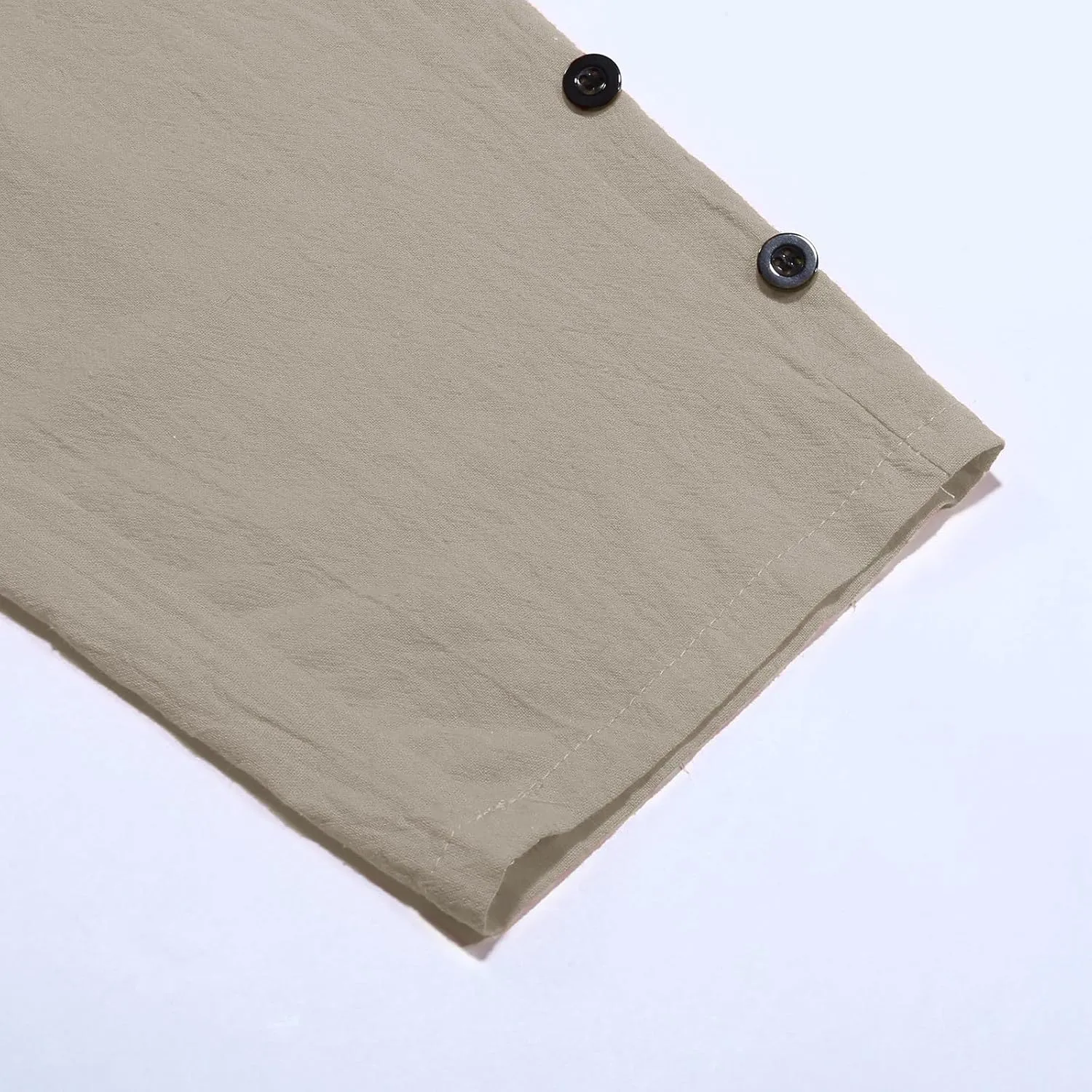 Linen Pants for Women 2025 Cotton Linen Elastic Seven Pants Beach Casual Pants Linen Trousers with Side Pockets