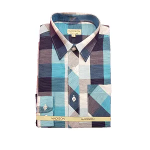 Madison - Micro Line Checked Shirt
