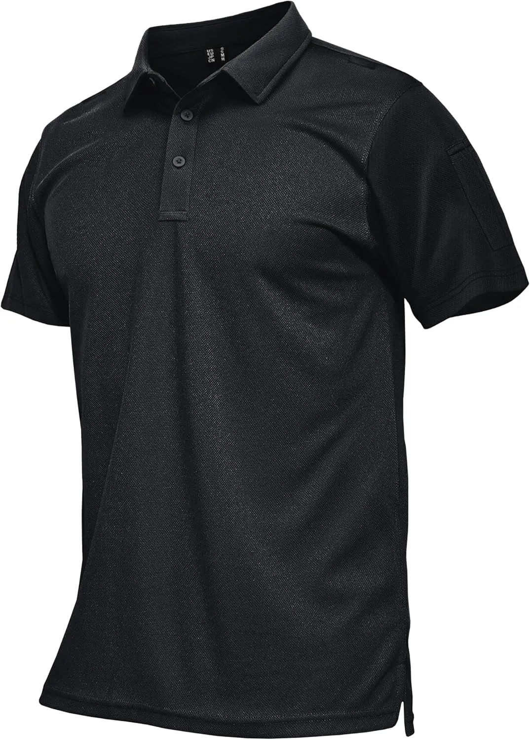 MAGCOMSEN Men's Polo Shirts Tactical UPF 50  Quick Dry Performance Short Sleeve Work Golf Shirts Lightweight Collared Pique