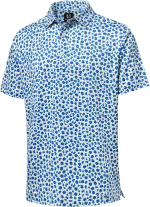 Mens Golf Shirt Moisture Wicking Dry Fit Mens Polo Shirts Dry Fit Performance Men's Golf Shirts Regular Fit Fashion Print