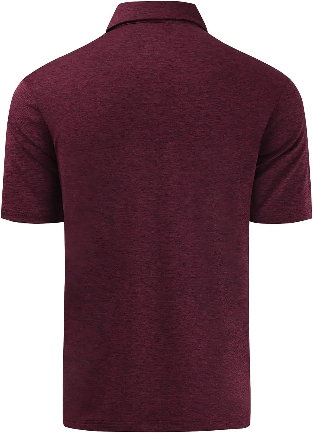 Men's Quick Dry Golf Polo Shirt Moisture Wicking Performance Short Sleeve Athletic Golf Shirts for Men