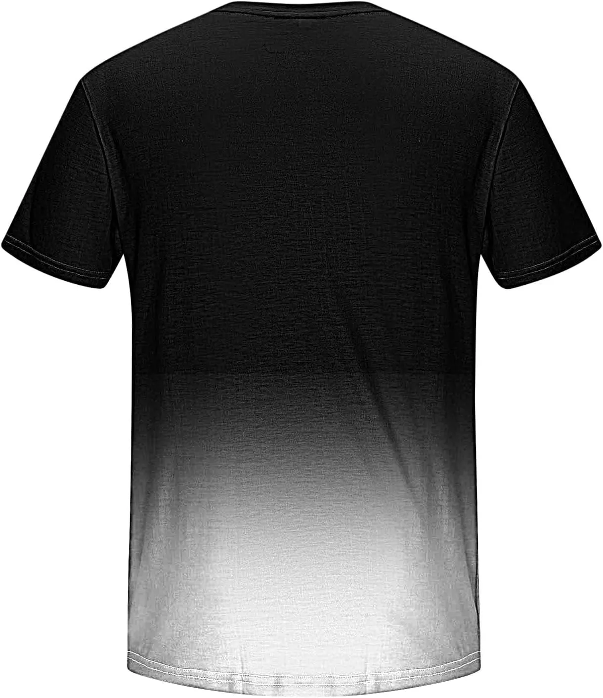 Men's T-Shirt Short Sleeve Performance Top Workout Muscle Fit Ombre Tee Quick Dry Athletic Gradient Active Shirts