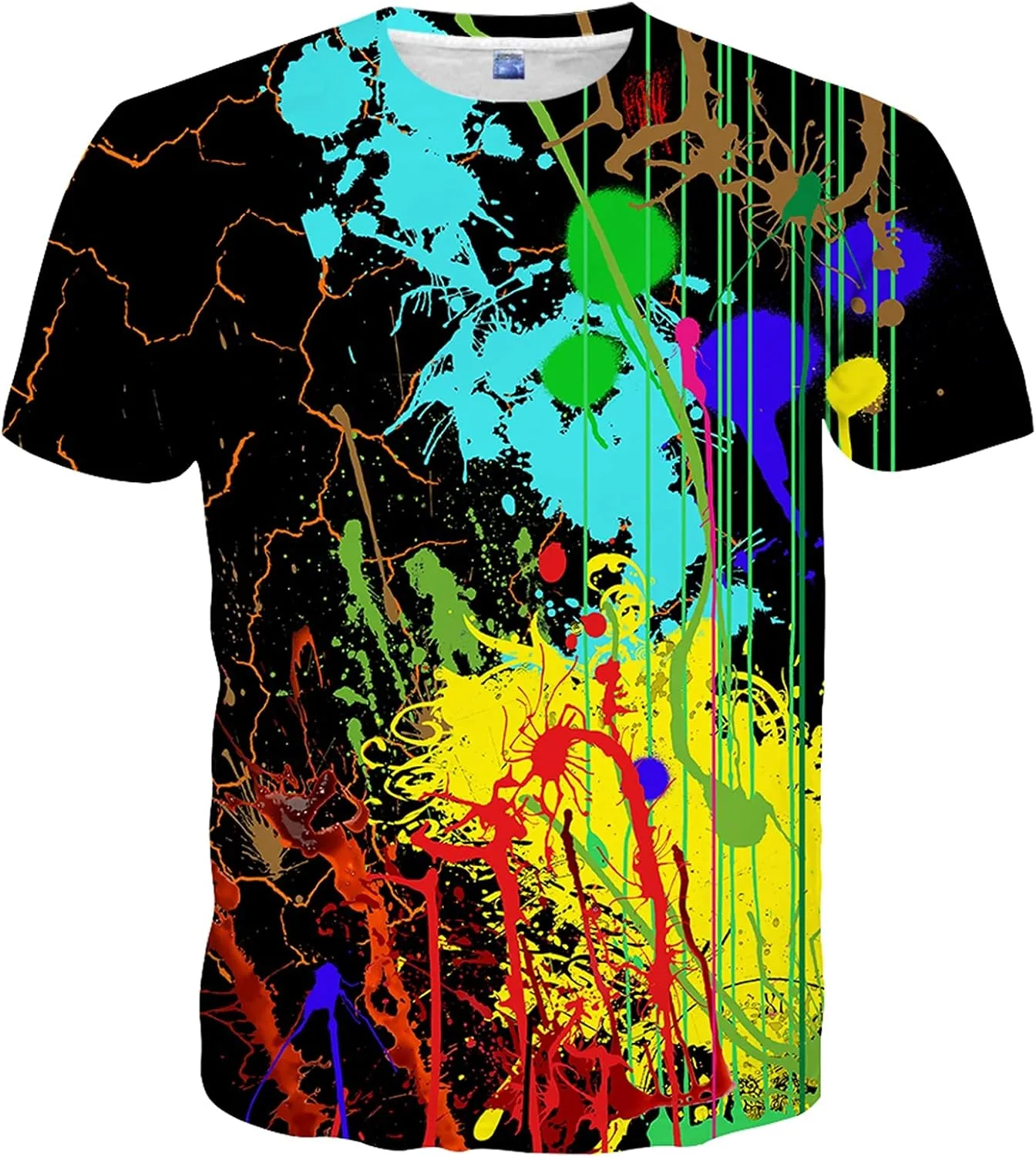 Mens Women Shirts 3D Printed T-Shirt Unisex Casual Short Sleeve Tops Tees for Adult