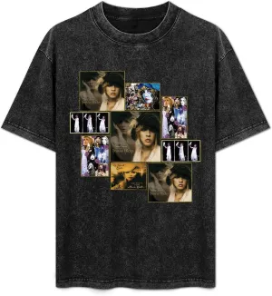 Mens Womens Oversized T-Shirt Loose Fit Vintage Washed Tee Short Sleeve Cool Shirt Top