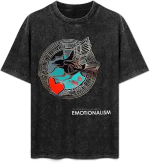Mens Womens Oversized T Shirt Loose Fit Vintage Washed Tees Short Sleeve Novelty Shirts Tops