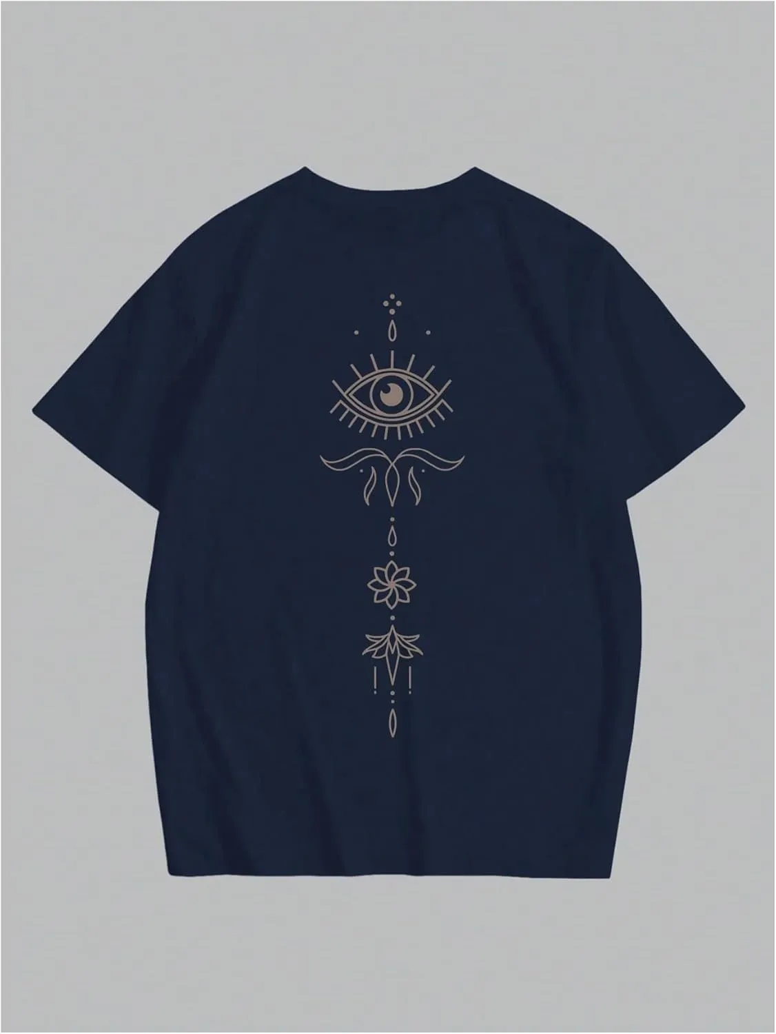Milumia Men's Graphic Tees Short Sleeve Oversized Drop Shoulder T Shirts Top Streetwear