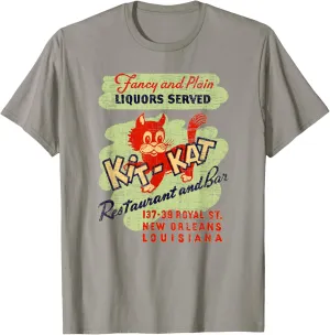 New Orleans Louisiana Restaurant Bar Vintage Advertising T-Shirt