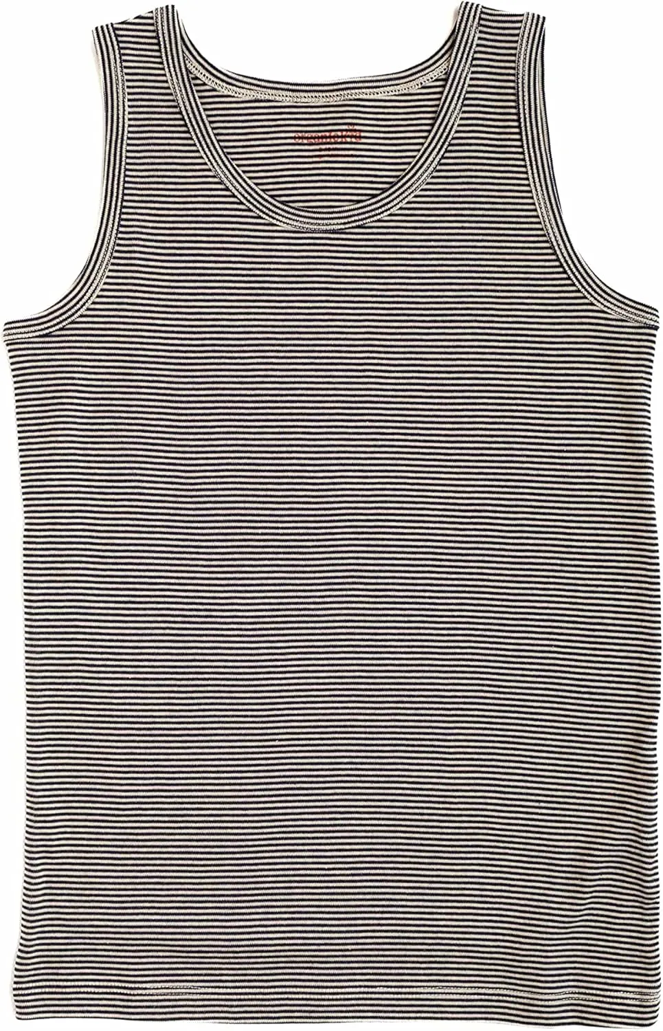 ORGANICKID Boys Organic Cotton Tank Top Sleveless Undershirts Toddler Underwear 3 Pack Tees