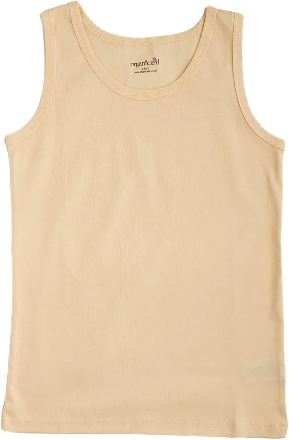ORGANICKID Boys Organic Cotton Tank Top Sleveless Undershirts Toddler Underwear 3 Pack Tees