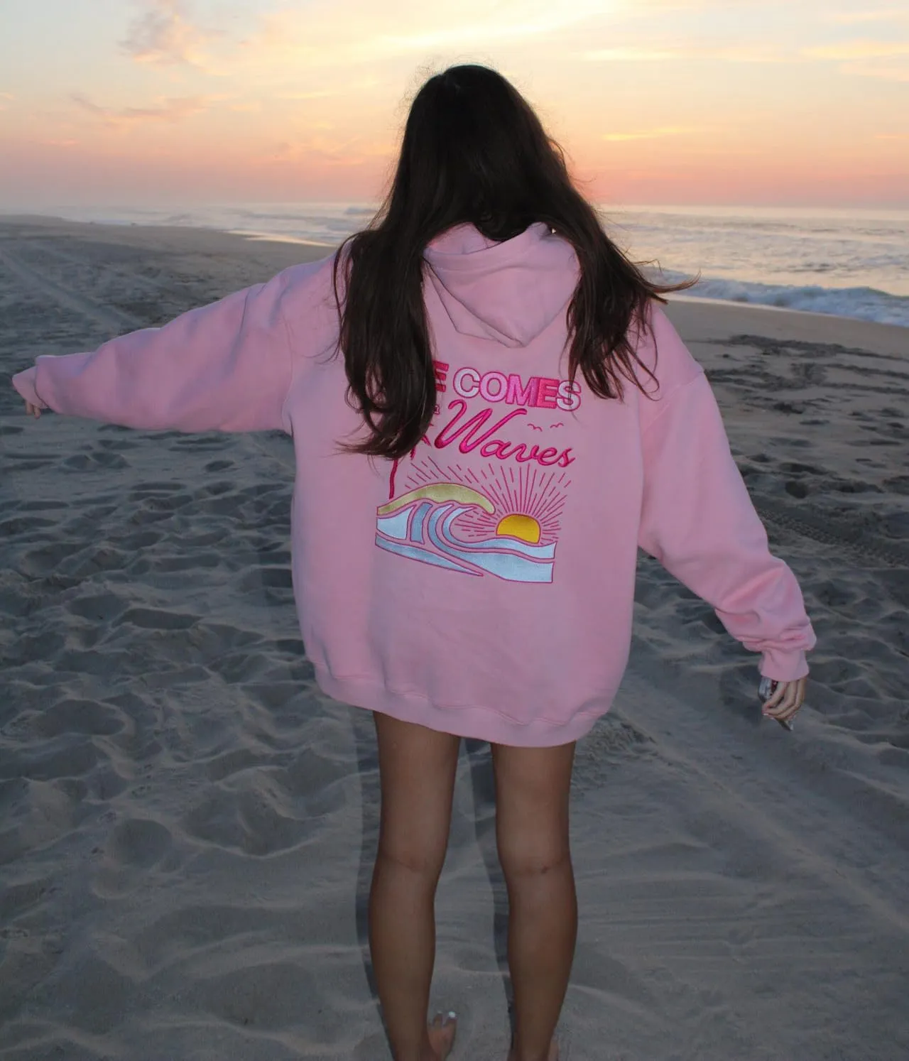 Oversized Graphic Hoodies for Teen Girl Women Cute Y2k Letter Flower Pullover Tops Aesthetic Preppy Sweatshirts