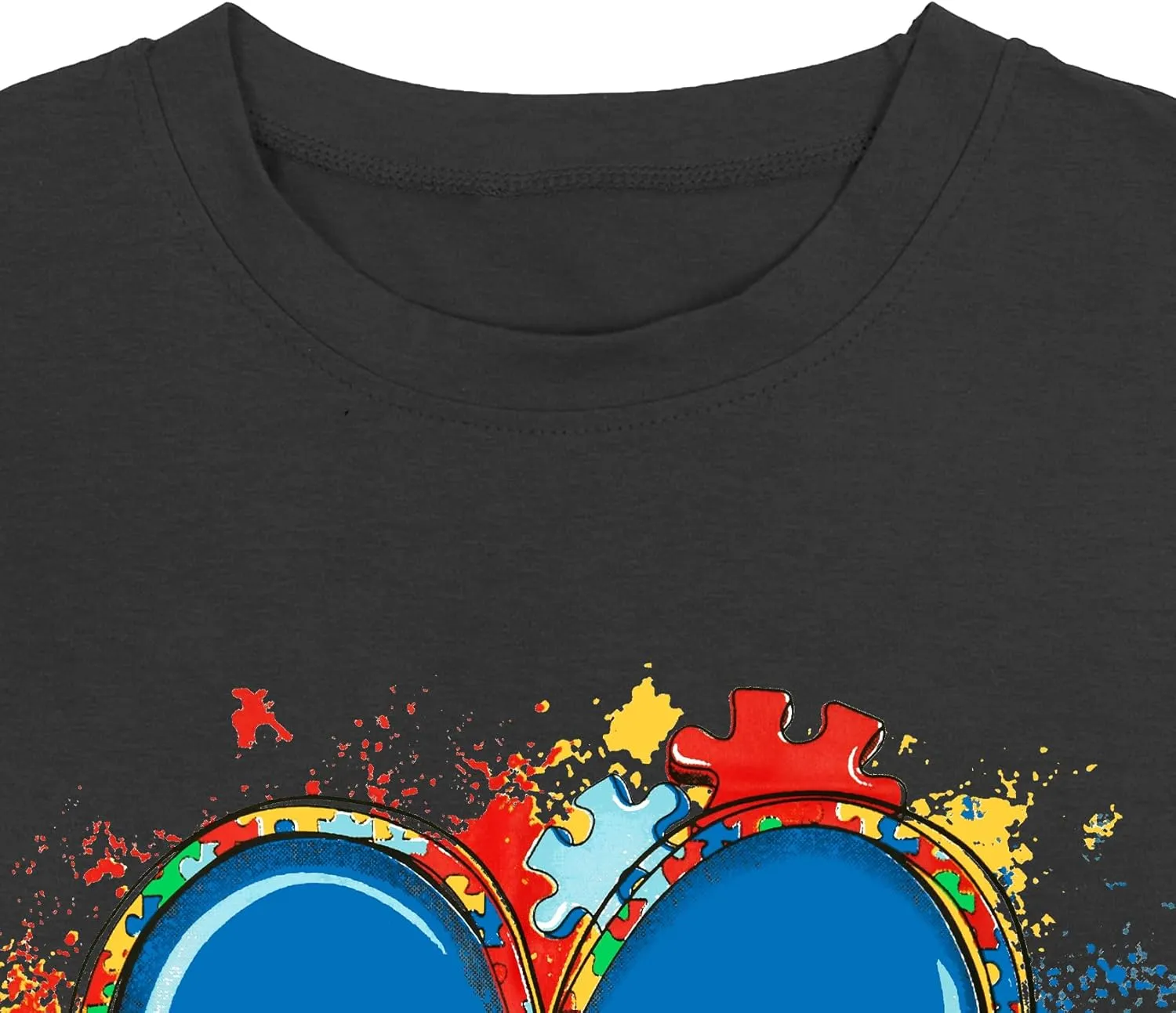 Plus Size Autism Shirt for Women Be Kind Autism Tshirt Autism Heart Graphic Tees Autism Accept Tops
