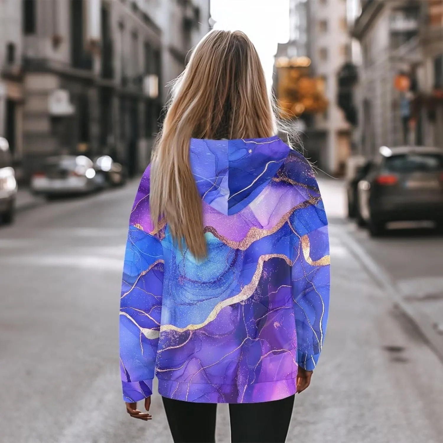 Poceacles Womens Fleece Hoodies Oversized Sweatshirts Long Sleeve Pullover Tops Gym Tops Fall Outfits Plus
