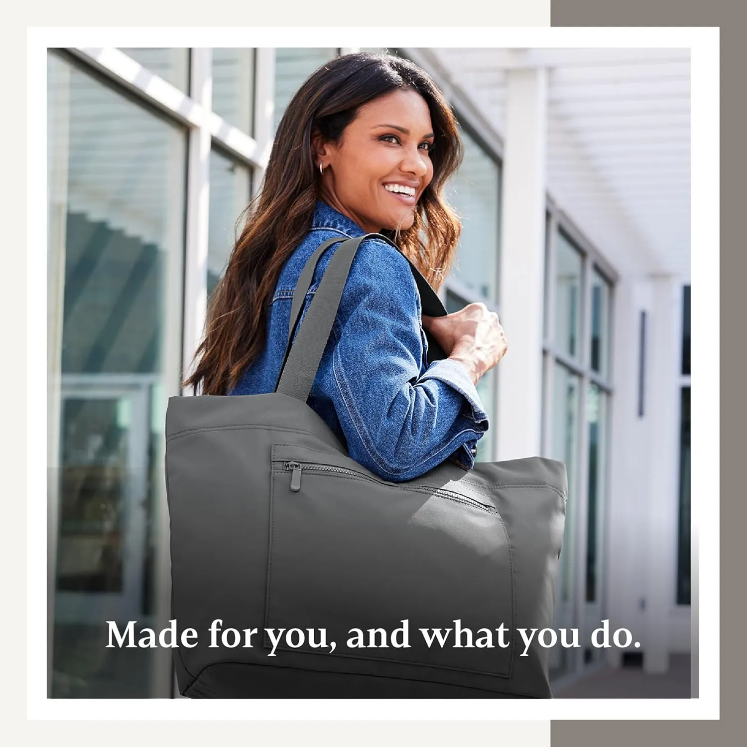 Port Authority Vector Backpack. BG209, Grey Heather, OSFA