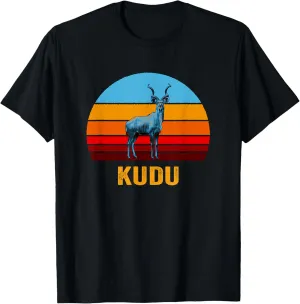 Retro Vintage Style Sunset Kudu T-Shirt