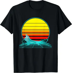Retro Vintage Sunset Anole T-Shirt