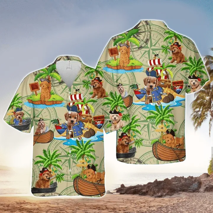Rottweiler Vacation Hawaiian Shirt, Dog Short Sleeve Hawaiian Aloha Shirt