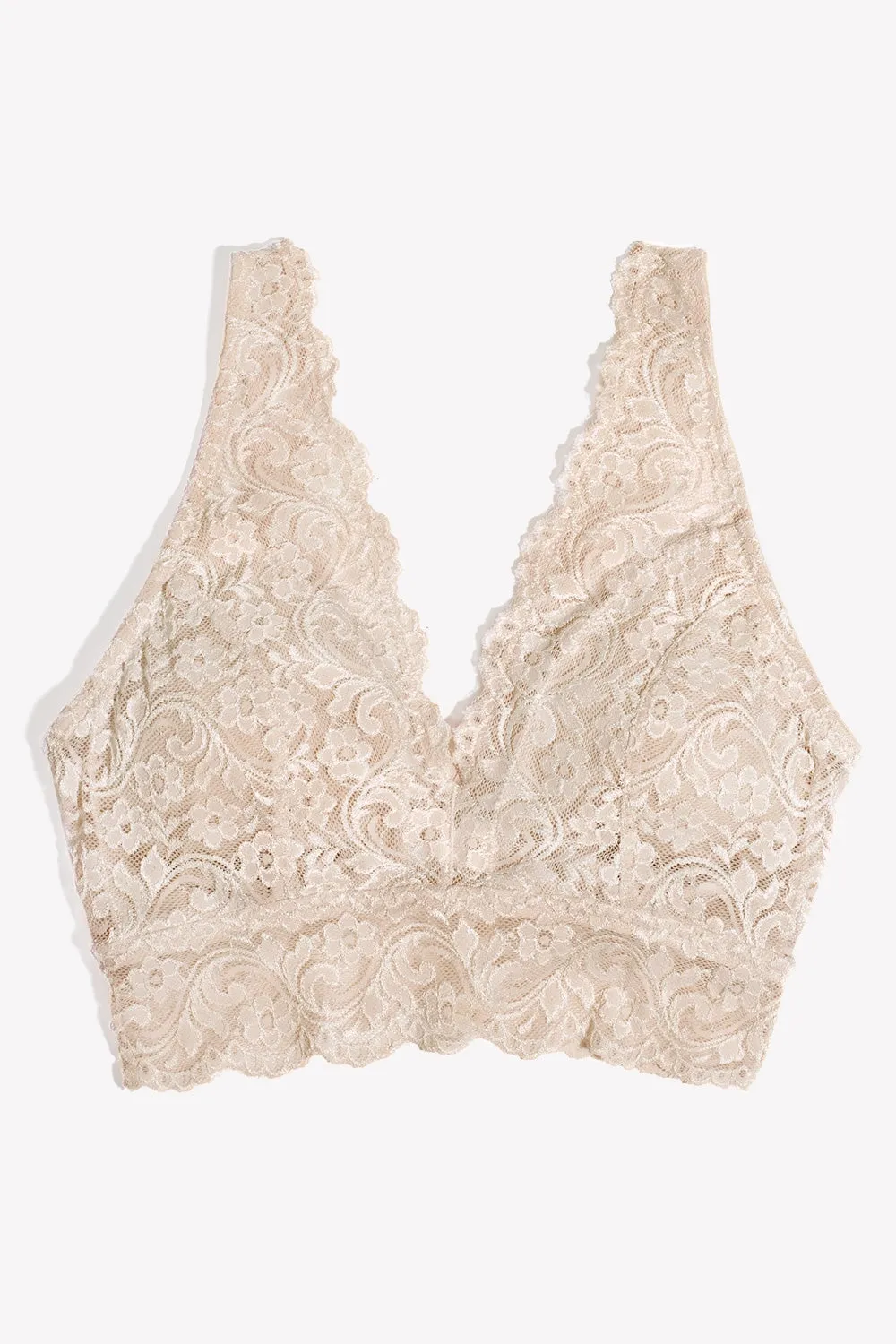 Signature Lace Deep V Bralette | In The Buff Lace