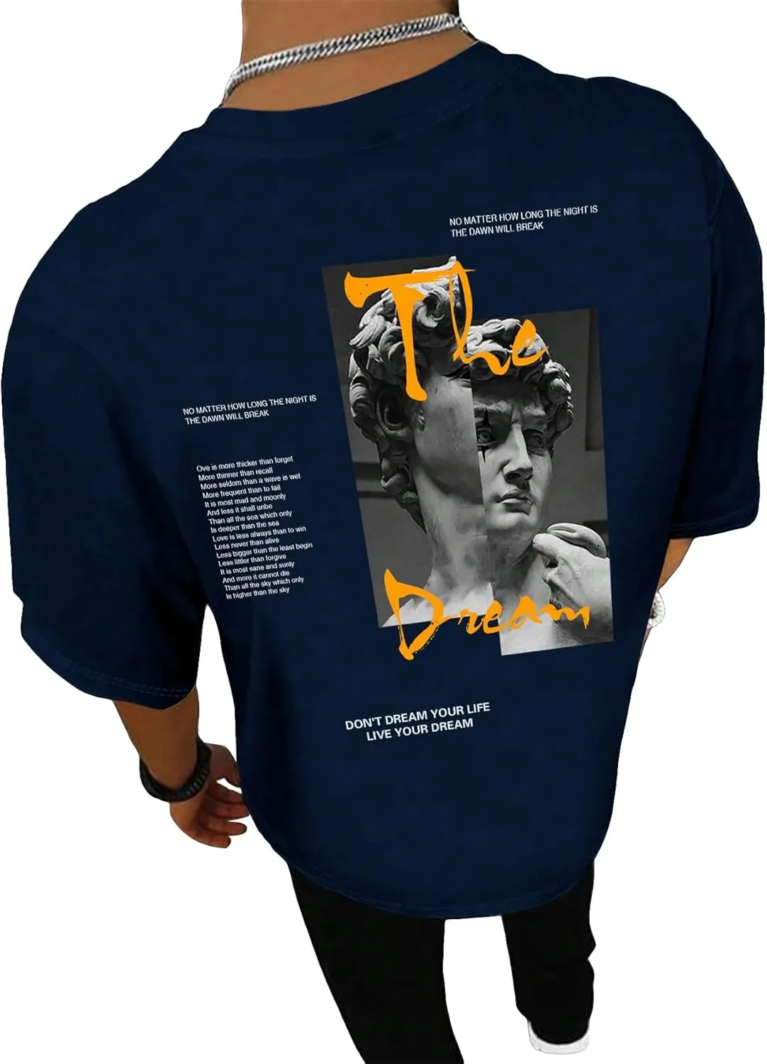 SOLY HUX Men's Graphic Tees Figure Letter Print Short Sleeve Designer T Shirt Summer Tee Tops